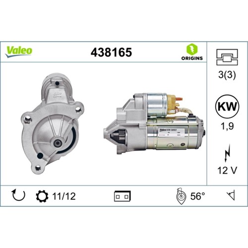 Starter valeo origins new - starter,